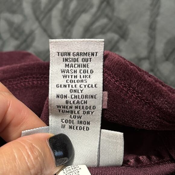 Catherines women’s size 1X 18/20W full zip eggplant jacket pockets long sleeve - Picture 5 of 10